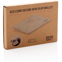 RFID korkové pouzdro na karty