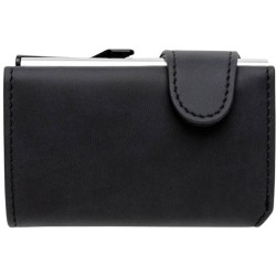 Hliníkové RFID pouzdro na karty s PU peněženkou