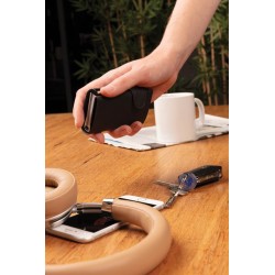 Hliníkové RFID pouzdro na karty s PU peněženkou