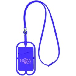 Silikonový držák na smartphone a věšák s přihrádkou na karty