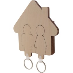 Homey věšák na klíče na stěnu