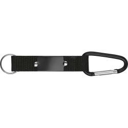 Textilní klíčenka s karabinkou