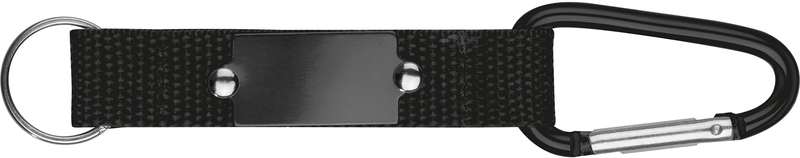 Textilní klíčenka s karabinkou