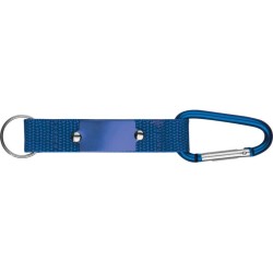 Textilní klíčenka s karabinkou