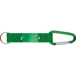 Textilní klíčenka s karabinkou