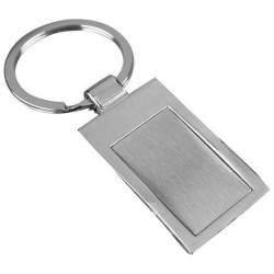 Obdelníkový kovový přívěsek