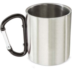 Plechový hrnek s barevnou karabinou