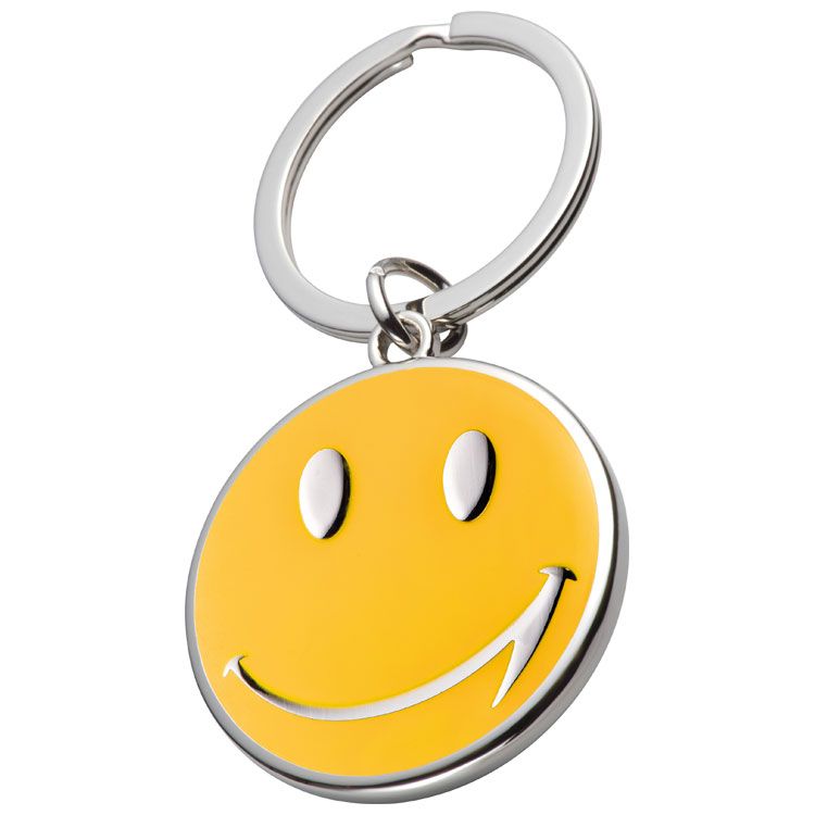 Klíčenka Smajlík žlutý