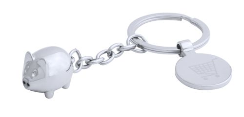 Hoinzo přívěšek na klíče se žetonem, prasátko