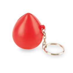 Přívěšek na klíče antistresová kapka červená