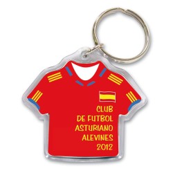 Přívěšek na klíče ve tvaru trika transparentní