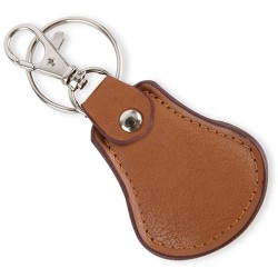 Přívěšek na klíče hnědý