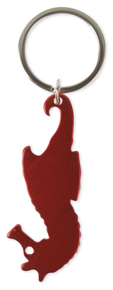 Hliníkový přívěšek na klíče - mořský koník