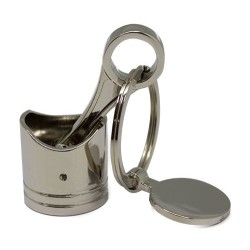 Kovová klíčenka Piston
