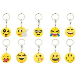 Sada klíčenek-smajlíků