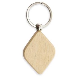 Dřevěná klíčenka - kosočtverec