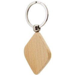 Dřevěná klíčenka - kosočtverec