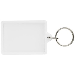 Obdélníková plastová klíčenka Vito