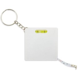 Přívěšek na klíče s metrem a vodováhou