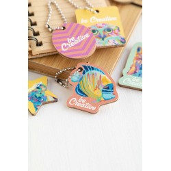 Přívěšek na klíče na zakázku CreaFob Wood