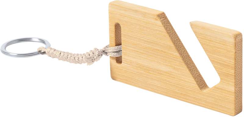 Přívěšek na klíče se stojánkem na mobil Zeke