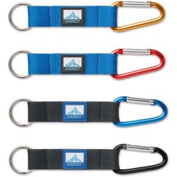 Karabina s PVC štítkem.