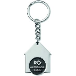 Přívěšek ve tvaru domečku se zakázkovým žetonem