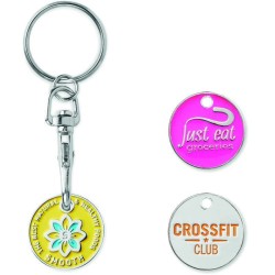 Nejoblíbenější klíčenka s měkkým zakázkovým smaltovaným žetonem na vozík.