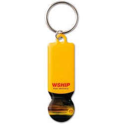 Zakázkový hliníkový přívěsek na klíče