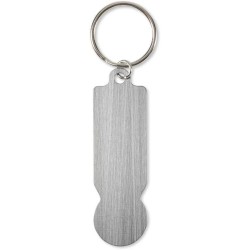 Zakázkový hliníkový přívěsek na klíče