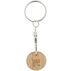 Přívěšek na klíče se žetonem do vozíku Boomarket