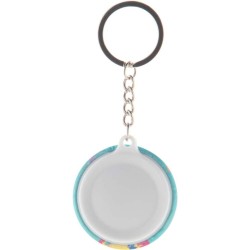 Rpet placka přívěšek na klíče KeyBadge RPET Mini