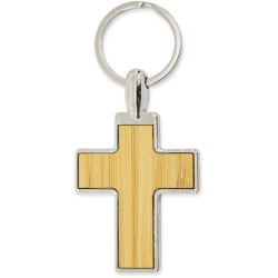 Bambusová klíčenka - křížek