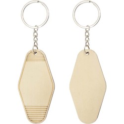 Dřevěná klíčenka - surfovací prkno