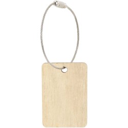 Dřevěný přívěšek ve tvaru čtverce