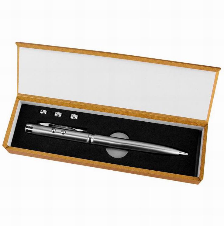 Stříbrná propiska 3 v 1