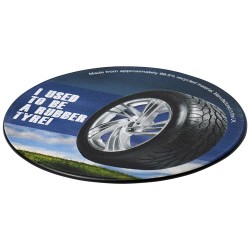 Kulatý tácek Brite-Mat s materiálem z recyklovaných pneumatik