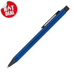 Zatahovací kuličkové pero z kovu