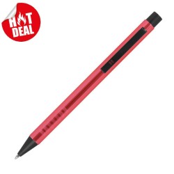 Zatahovací kuličkové pero z kovu