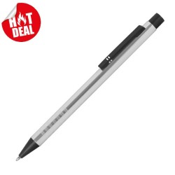 Zatahovací kuličkové pero z kovu