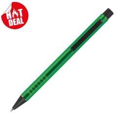 Zatahovací kuličkové pero z kovu