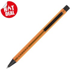 Zatahovací kuličkové pero z kovu