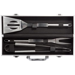 3dílná sada na grilování v hliníkovém kufříku