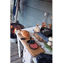 Sada na grilování s formou na hamburgery a mašlovačkou