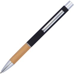 Hliníkové pero s bambusovým gripem