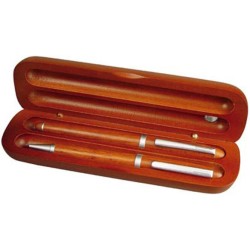 Dřevěná psací souprava