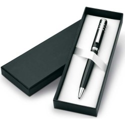 Kuličkové kovové pero s černým lakováním