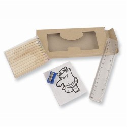 Set pastelek, pravítka a ořezávátka