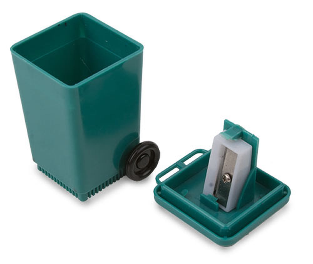 Ekologické ořezávátko ve tvaru popelnice