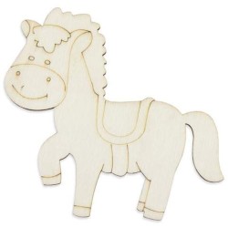 Dřevěná ozdoba - omalovánka